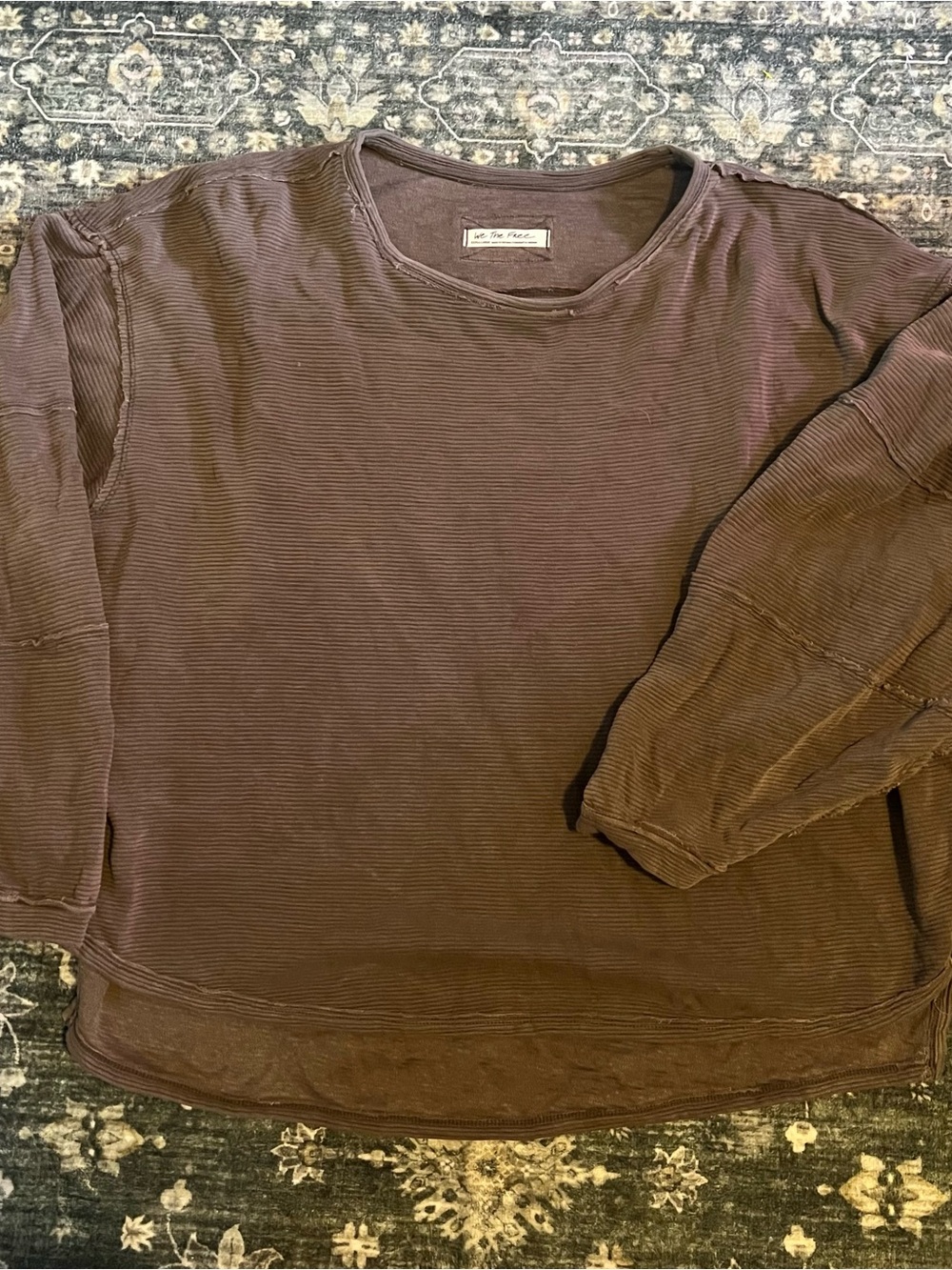 We The Free Brown Long Sleeve